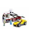 M38-B0879,Set de constructie Town, 338 piese, Echipa de interventie - Camion cu platforma - Sluban