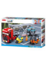 M38-B0880,Set de constructie Town, 542 piese, Camion transport masini - Sluban