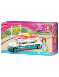 M38-B0921A,Set de constructie Girl's Dream, 117 piese, Limuzina - Sluban
