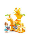 M38-B0970D,Set de constructie Girl's Dream, 81 piese, Teren dresaj pisici - Sluban