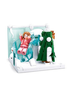 M38-B0989D,Set de constructie Girl's Dream, 109 piese, Joaca in zapada - Sluban 2