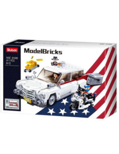 M38-B1099,Set de constructie Machete, 411 piese, Jaful - Sluban