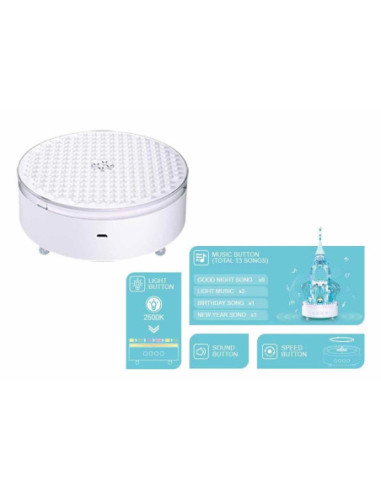 M38-B1168,Set de constructie Music Box, 420 piese, Castelul de gheata - Sluban