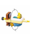 M38-P8052B,Set de constructie, 193 piese, Garfield si televizorul - Sluban