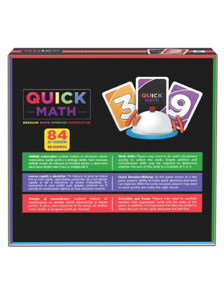 S01005635,Smile Games - Joc Educativ Quick Math - Noriel