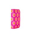 Penar neechipat Daco PE1973, 1 fermoar si 2 extensii, Motiv happy flower