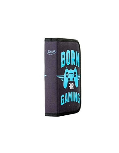 Penar neechipat Daco PE1983, 1 fermoar si 2 extensii, Motiv Gaming