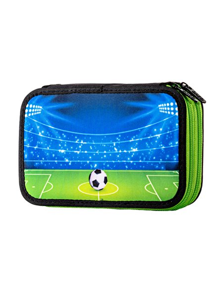 Penar neechipat Daco PE2007, 2 fermoare, Motiv football