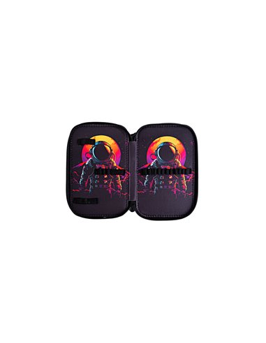 Penar neechipat Daco PE2006, 2 fermoare, Motiv astronaut