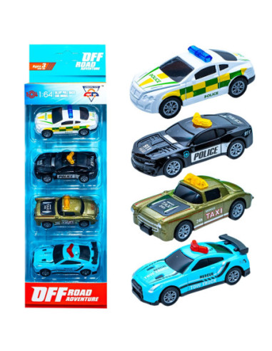 LD117,Masinute din metal, 4 buc/set