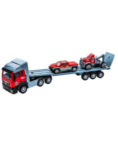LH586,Camion transport auto + masinute 2