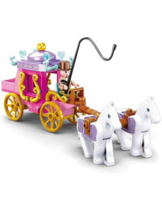 M38-B0872,Set de constructie Girl's Dream, 139 piese, Caleasca printesei - Sluban 2