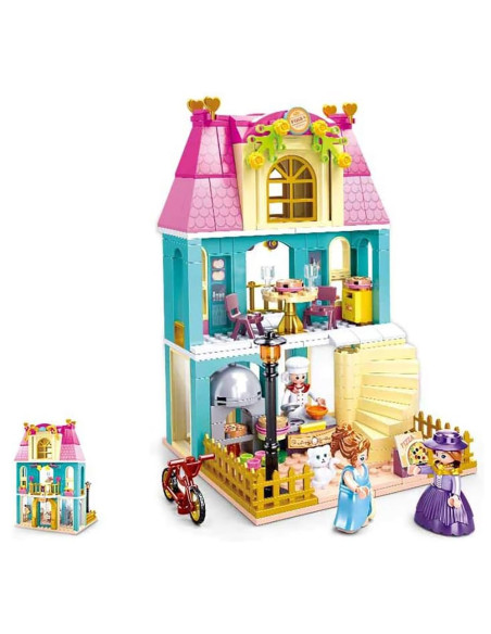 M38-B0875,Set de constructie Girl's Dream, 287 piese, Pizzerie - Sluban