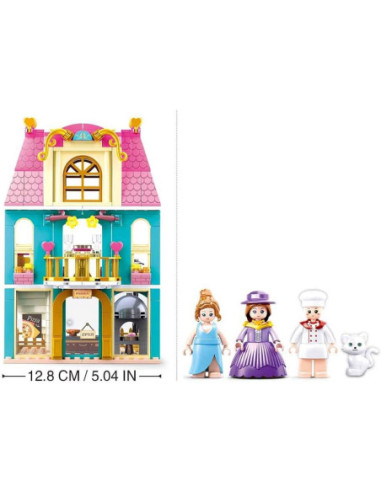 M38-B0875,Set de constructie Girl's Dream, 287 piese, Pizzerie - Sluban