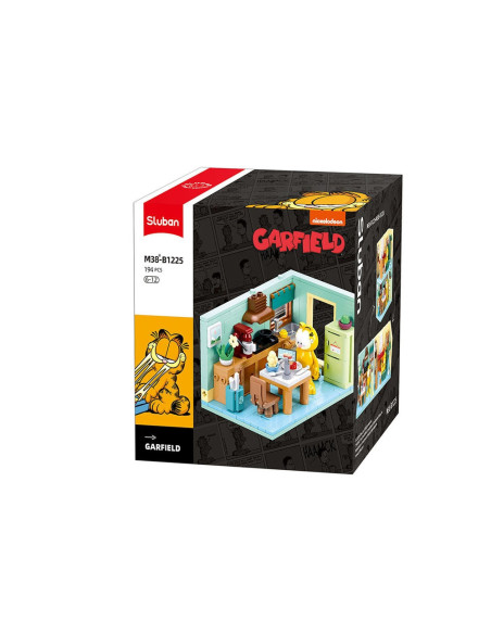 M38-B1225,Set de constructie 194 piese, Bucataria lui Garfield - Sluban