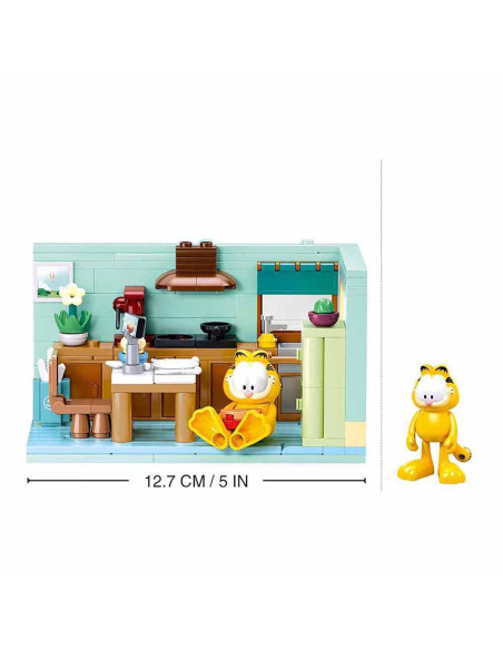 M38-B1225,Set de constructie 194 piese, Bucataria lui Garfield - Sluban