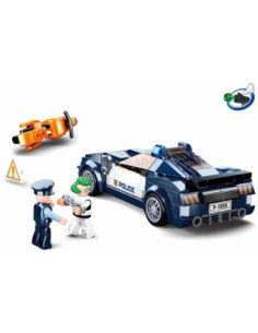M38-B1063,Set de constructie Police, 284 piese, Urmarire cu masina politiei - Sluban 2