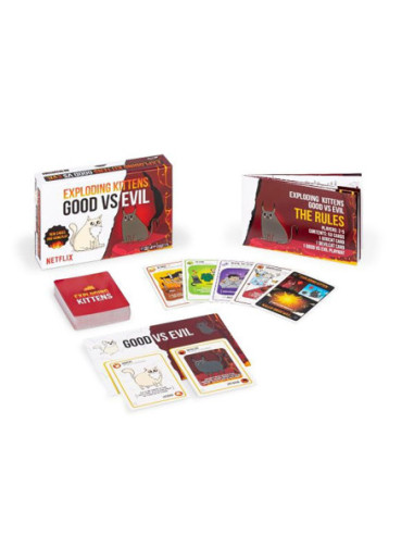 EKIEK12RO,Joc de societate Exploding Kittens, Bine vs. Rau