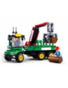 M38-B0778,Set de constructie Farm, 209 piese, Tractor cu remorca lemne - Sluban
