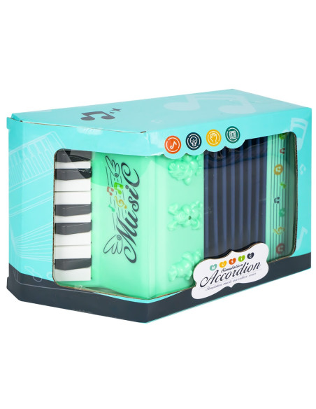 ROB-2023/Culoare aleatorie,Acordeon, cu baterii