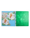 ROB-46473A,Carnetel de desen cu stickere si sabloane, Dinozauri - Toi-Toys