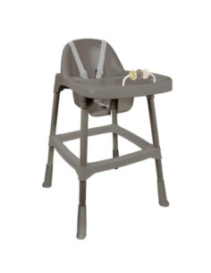 ROB-7566,Scaunel cu masuta pentru bebelusi, Stone Grey - Dolu