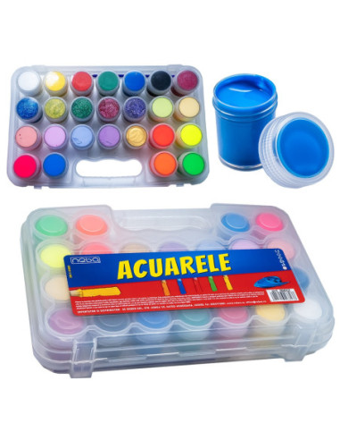 ROB-16613,Acuarele-Guase, 25 culori/set - NEBO