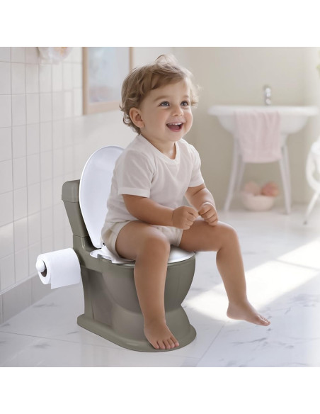 ROB-7564,Olita tip WC, cu sunet, XL, 2in1, Gri - Dolu