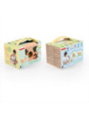 ROB-5198,Jucarie bebelusi, Sortator tip Glaetusa, cu forme, Pastel - Dolu