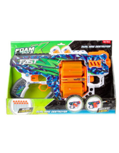 ROB-32089A,Pistol cu 12 sageti, Foam Strikex - Toi-Toys 2