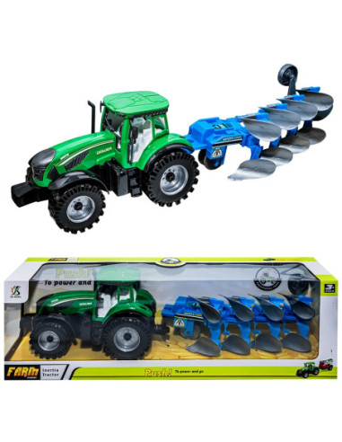 ROB-0488-308,Tractor + plug, cu frictiune