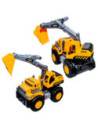 ROB-719-13D,Camion cu excavator, cu lumina si sunet, 41x21x27 cm