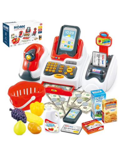 ROB-668-93,Casa de marcat, cu baterii + accesorii