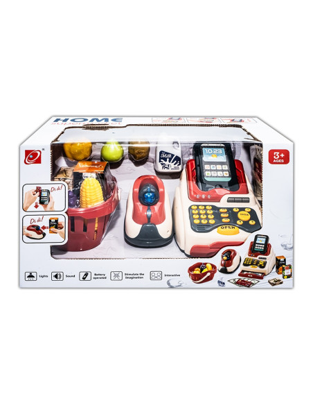 ROB-668-93,Casa de marcat, cu baterii + accesorii
