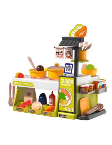 ROB-889-292,Play set Bucatarie, cu lumina si sunet, 47 piese