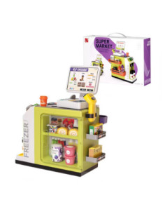 ROB-668-172,Play set Supermarket, cu lumina si sunet, 46 piese