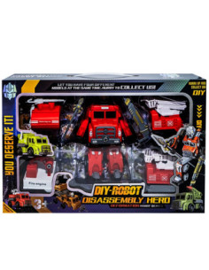 ROB-606-C79,Robot transformabil in masina de pompieri