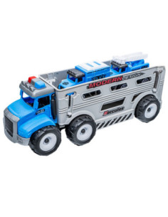 ROB-6702-12,Camion politie + 2 masinute interventie, 24x8x9 cm