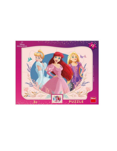 ROB-303133,Puzzle 12 piese, Princess - DINO TOYS