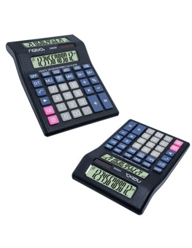 ROB-16909,Calculator de birou, multifunctional, 12 digiti, ecran dublu - NEBO