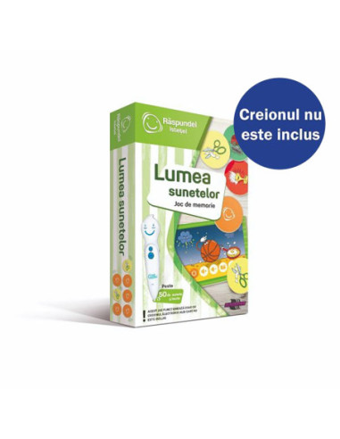 ROB-63126,Raspundel istetel, lumea sunetelor: Joc de memorie, ALBI - Blackfire