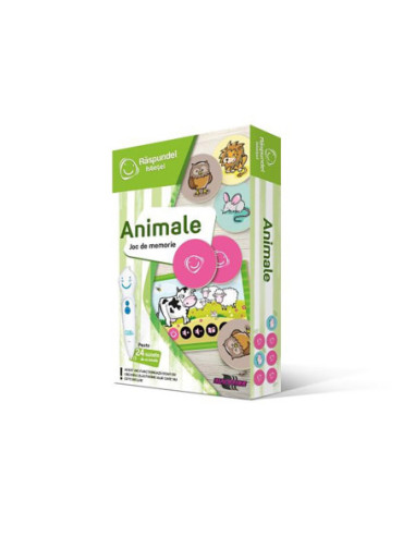 ROB-19580,Raspundel istetel, Animale: Joc de memorie, ALBI - Blackfire