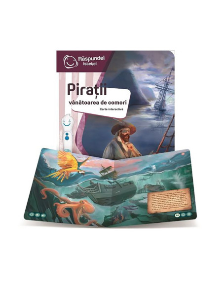 ROB-63358,Raspundel istetel, Carte Piratii - Vanatoarea de comori, ALBI - Blackfire