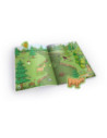 ROB-63120,Raspundel istetel, Carte cu autocolante, Animale, ALBI - Blackfire