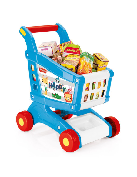 ROB-1806,Fisher Price - Carucior cumparaturi, 49x41x29 cm - Dolu