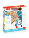 ROB-1806,Fisher Price - Carucior cumparaturi, 49x41x29 cm - Dolu