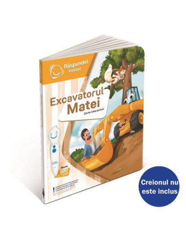 ROB-87508,Raspundel istetel, Carte - Excavatorul Matei, ALBI - Blackfire