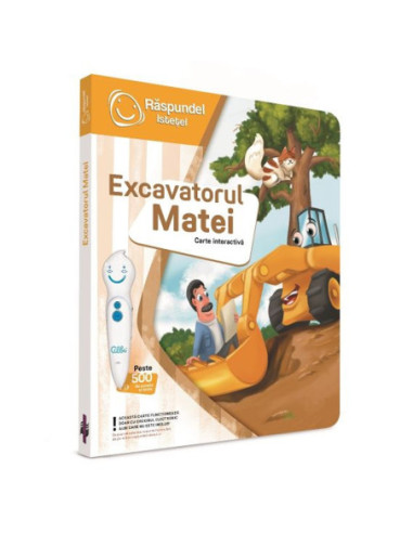 ROB-87508,Raspundel istetel, Carte - Excavatorul Matei, ALBI - Blackfire