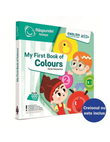 ROB-56520,Raspundel istetel, Carte - My first book of colors, english, ALBI - Blackfire