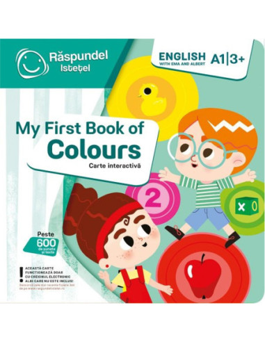 ROB-56520,Raspundel istetel, Carte - My first book of colors, english, ALBI - Blackfire